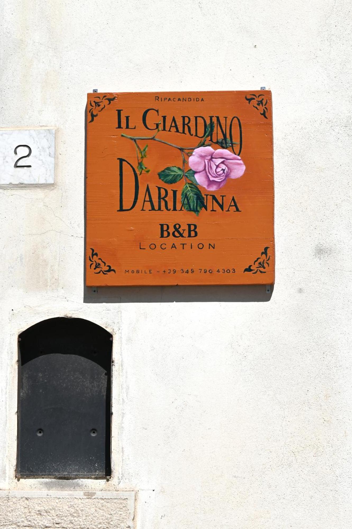 Giardino Darianna Acomodação com café da manhã Ripacandida Exterior foto